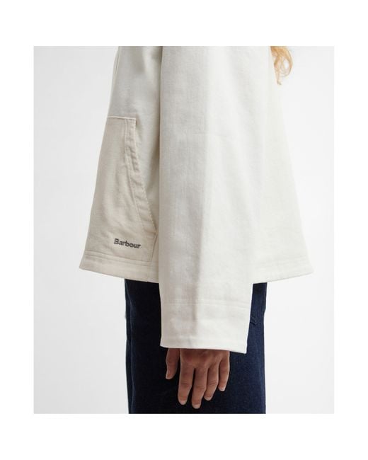 Barbour White Overshirt