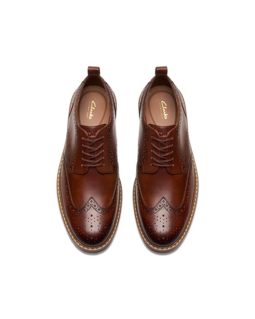 Clarks Brown Brogues for men