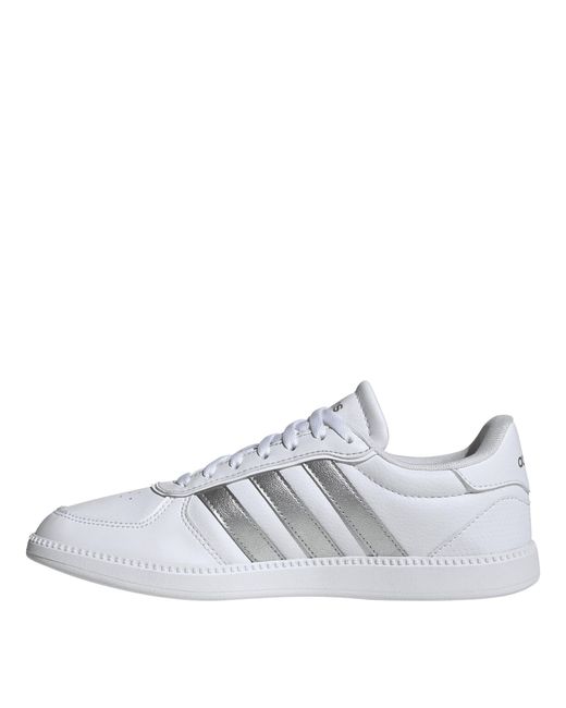 Adidas White Breaknet Sleek Trainers