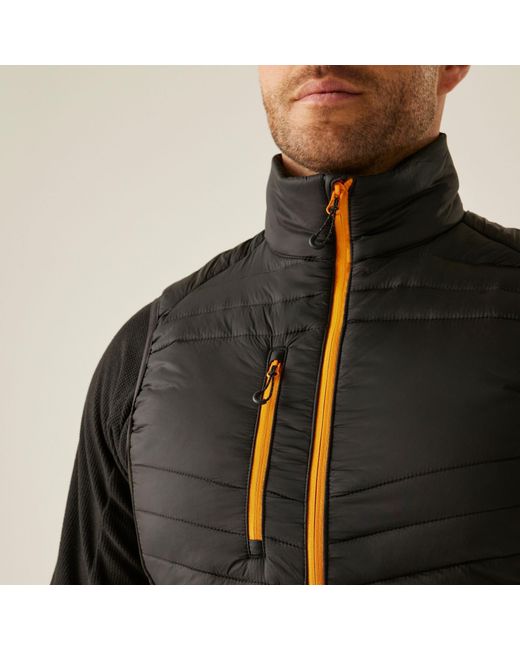 Regatta Black Navigate Hybrid Bodywarmer for men
