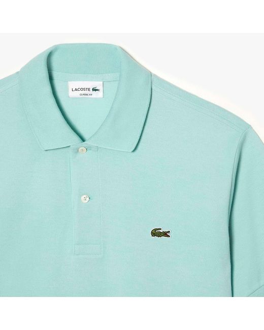Lacoste Blue Classic-Fit Originals Piqué Polo Shirt for men