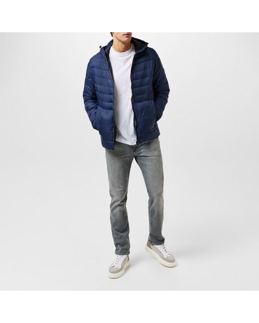 Jack & Jones Blue Sprint Insulated Medium Puffer Jacket for men