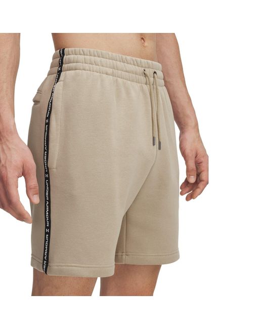 Under Armour Natural Fleece Jogger Shorts for men