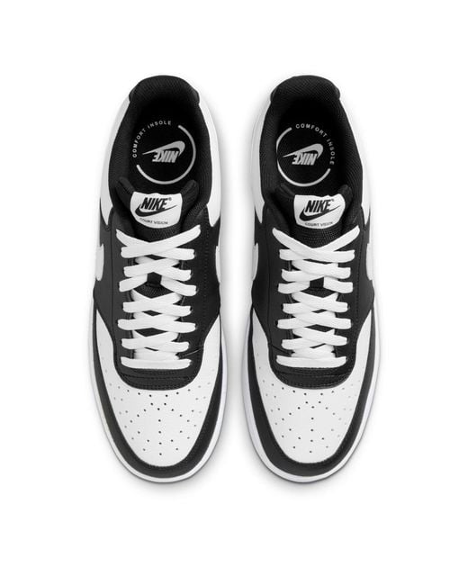Nike Black Court Vision Low Trainers for men