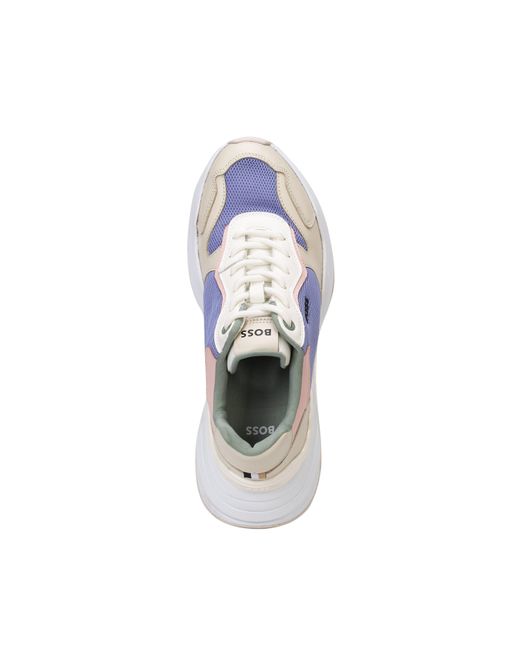 Boss Blue Noa Chunky Runn Trainers