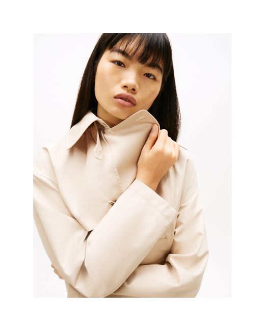 Tommy Hilfiger Natural Trench Coat