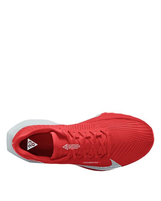 Nike Red Acg Ultrafly 2 Trail Running Shoes for men