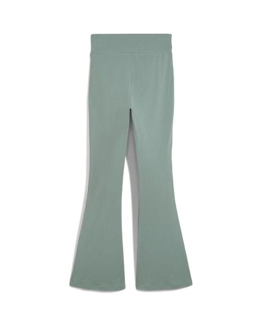 PUMA Blue Ess High-Waist Flared Leggings Trousers