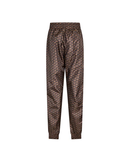 Criminal Damage Brown Louvre Closed Hem Fleece Joggers for men