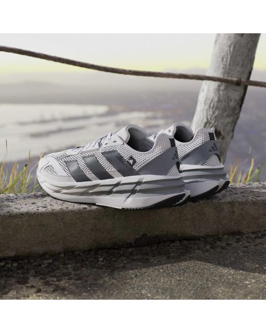 Adidas Gray Adistar 3 Sportswear Shoes for men