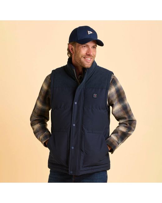 Brakeburn Blue Quainton Gilet for men
