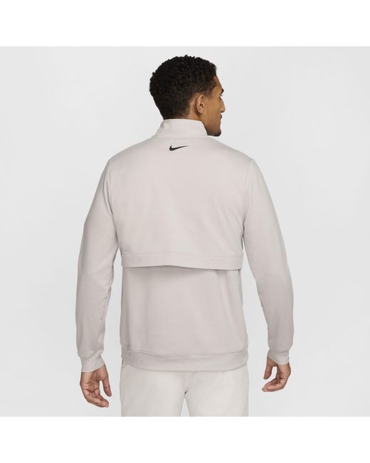 Nike Gray Tour Half Zip Golf Top for men