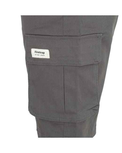 Firetrap Gray Cargo Shorts for men