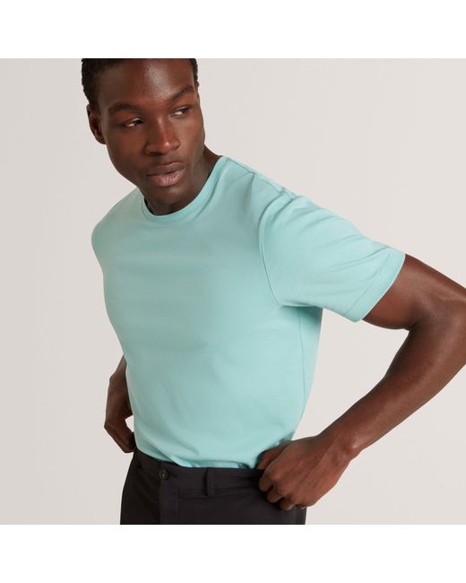 Ted Baker Blue Ss Slim Soft Touch Tee for men