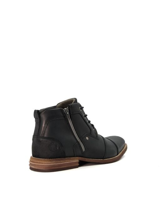 Dune Black Captain Boot for men