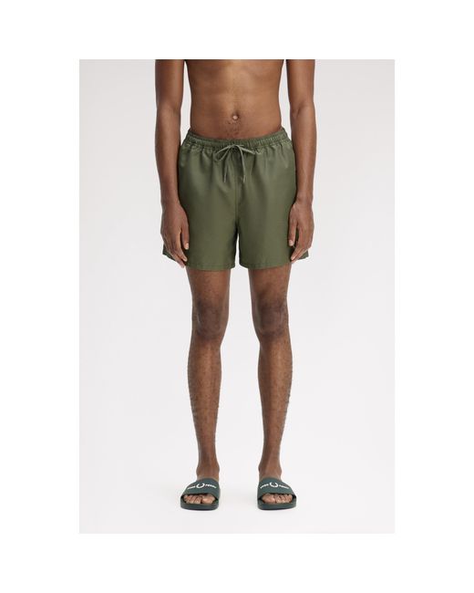 Fred Perry Green Swim Shorts for men