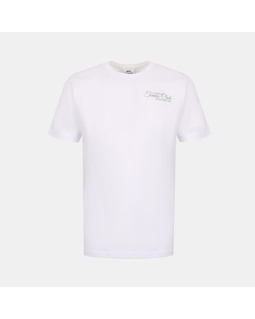 Slazenger 1881 White Slaz Tennis Club Regular Fit T-Shirt