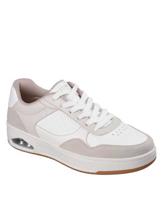 Skechers White Uno Court Trainers for men