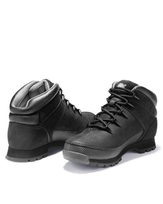 Timberland Black Euro Sprint Hiker Boots for men