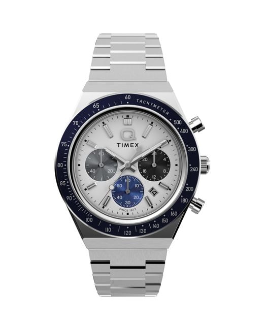 Timex Metallic Water Resistant Analogue Quartz Watch for men