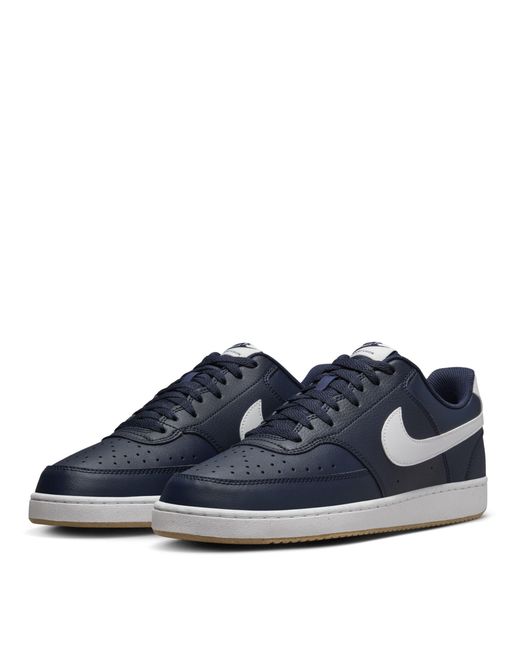 Nike Blue Court Vision Low Trainers for men