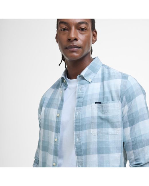 Barbour Blue Hillroad Shirt for men
