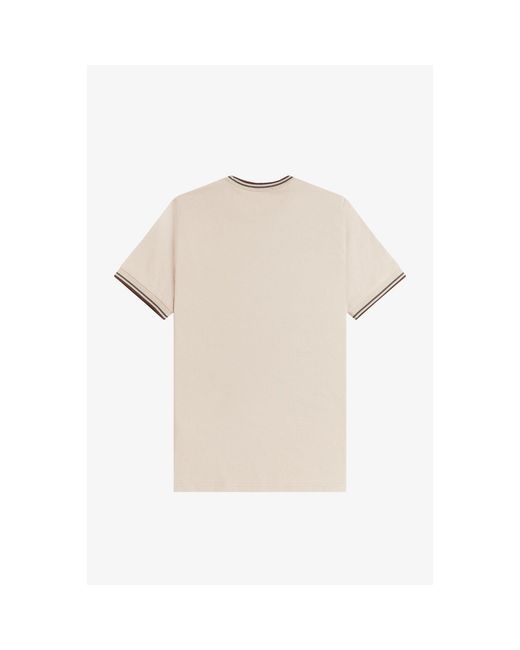 Fred Perry Natural Twin Tipped T-Shirt for men