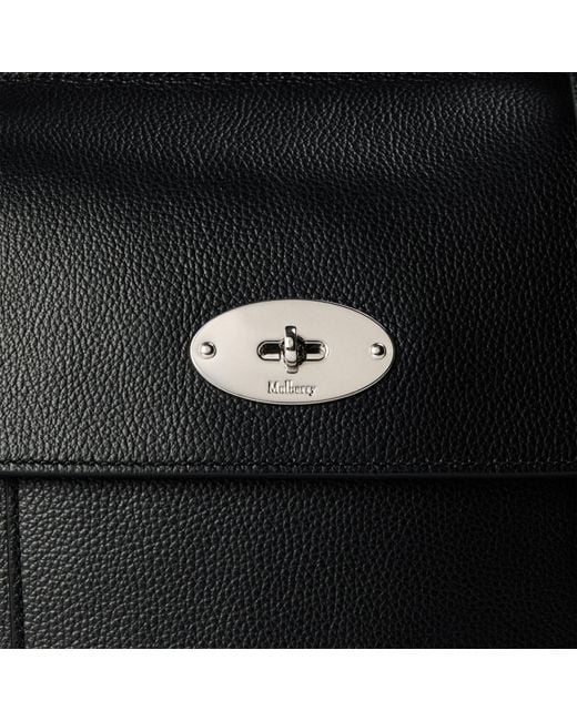Mulberry Black Antony Leather Satchel