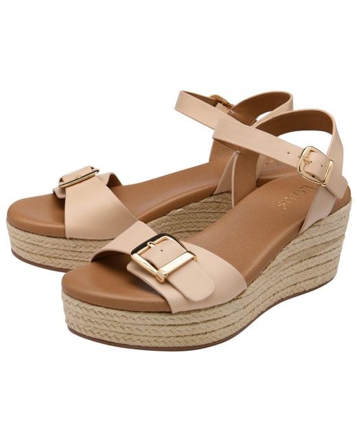 Lotus Shoes Metallic Emeia Wedge