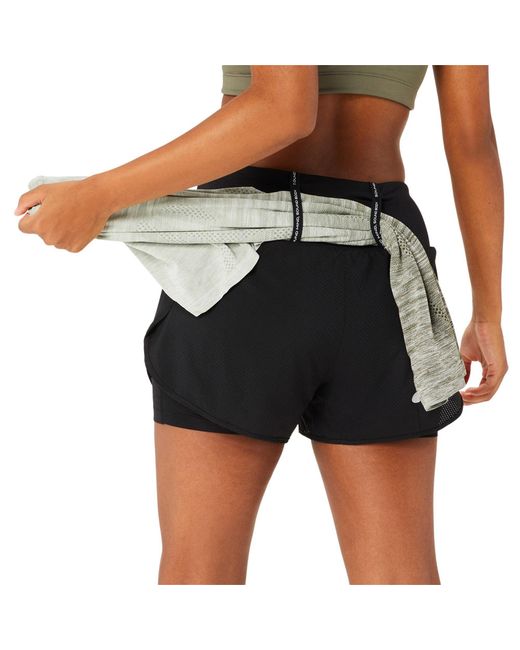 Asics Black Performance Running Shorts