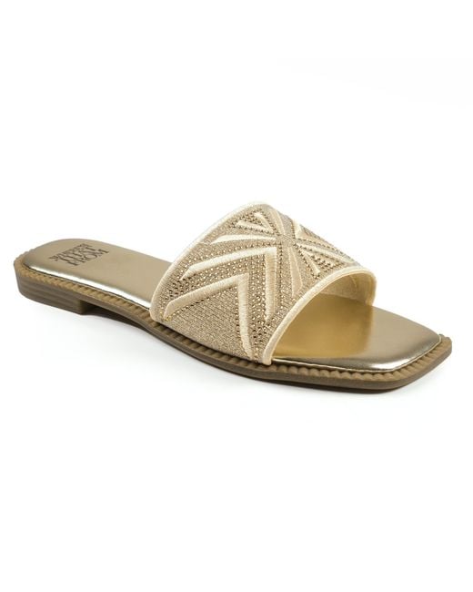 Where's That From Natural Blossom Flat Sandals