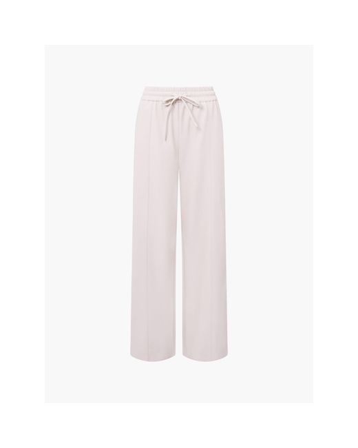 French Connection Blue Tasha Faux Leather Trousers