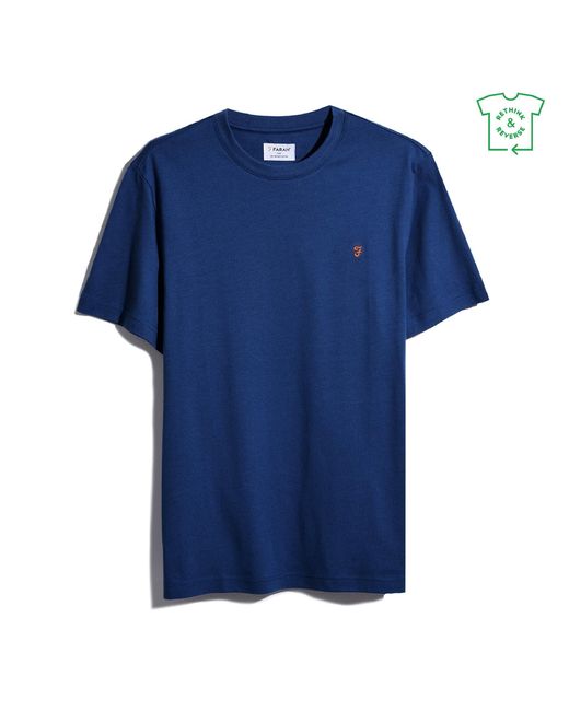 Farah Blue Danny Reg Tee for men