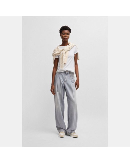 Boss White C Elsa Regular-Fit T-Shirt