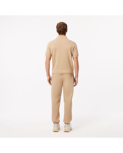 Lacoste Natural Regular Fit Piqué Sweatpants for men