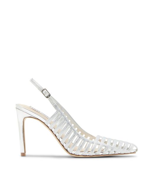 Steve Madden White Carleigh Heeled Mules