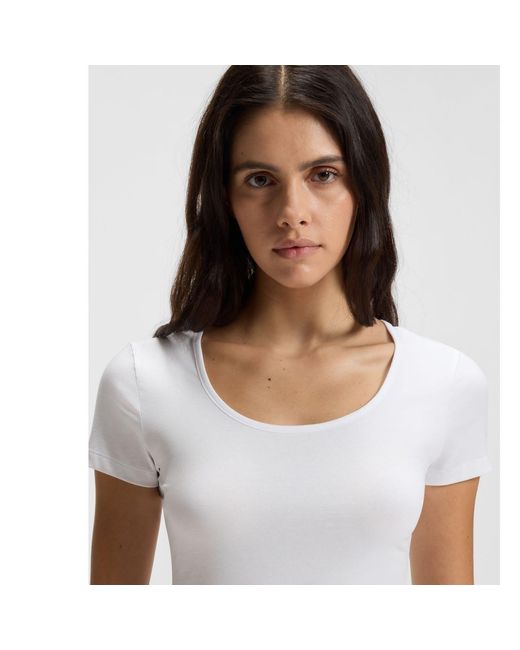 HUGO White 2 Pack Of Underwear T-Shirts