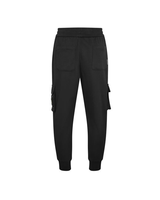 Moose Knuckles Black Hartsfield Closed Hem Fleece Joggers for men