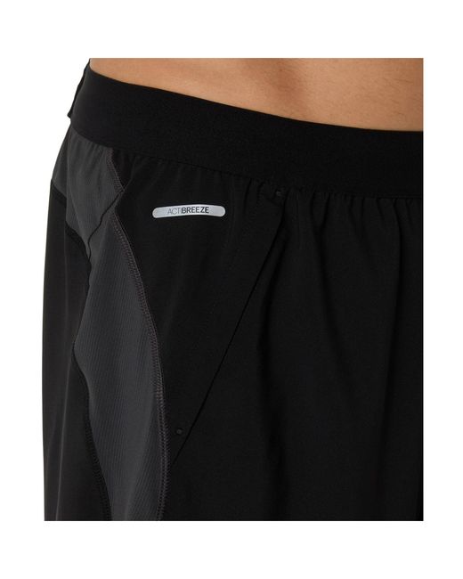 Asics Black Road N Short Performance Running Shorts for men