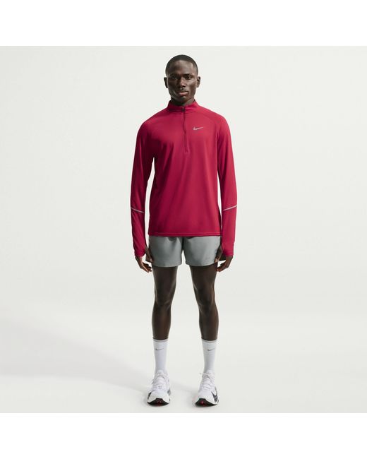 Nike Red Long Sleeve Performance Running Top for men