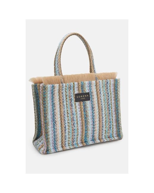 Sorena Blue Tote Bag