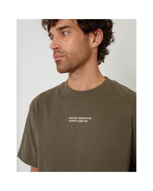 Threadbare Green Tb Print T-Shirt for men