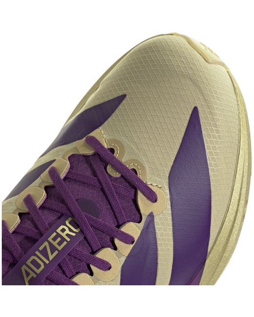 Adidas Blue Adizero Takumi Sen Fast Running Shoes for men