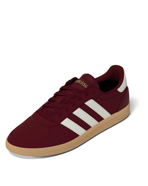 Adidas Red Breaknet Sleek Suede Shoes