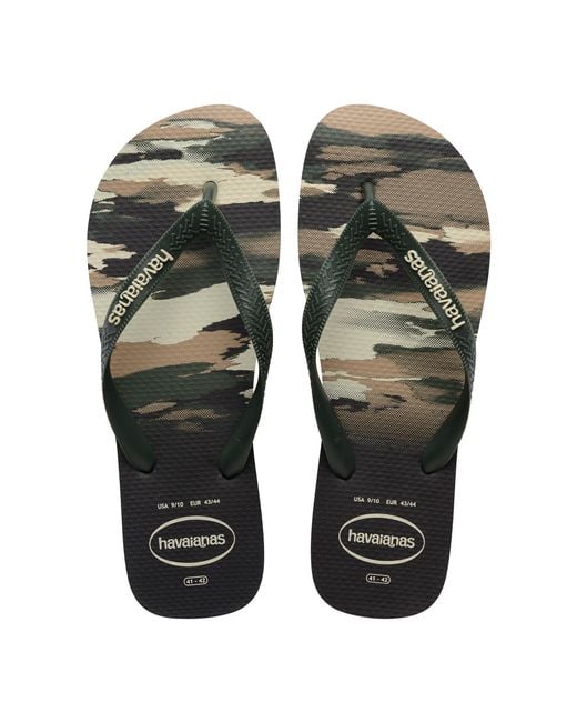 Havaianas Green Top Camu Flip Flops for men