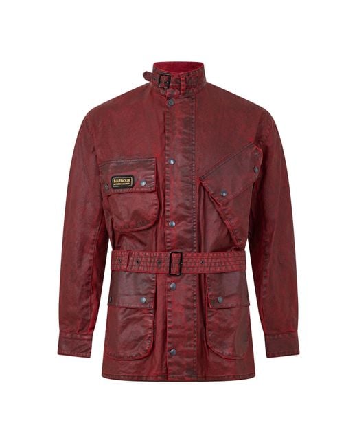 Barbour Red B.Int 90Th Ann A7 Jk Sn64 for men
