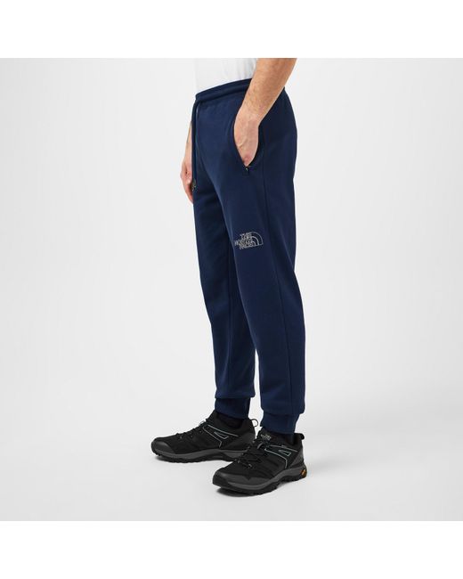 The North Face Blue Logo Elasticated Joggers for men