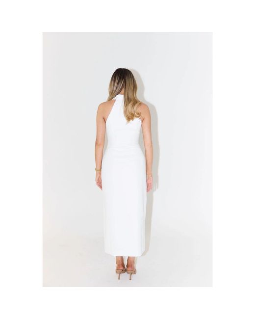 Odd Muse White The Ultimate Muse Collar Maxi Dress