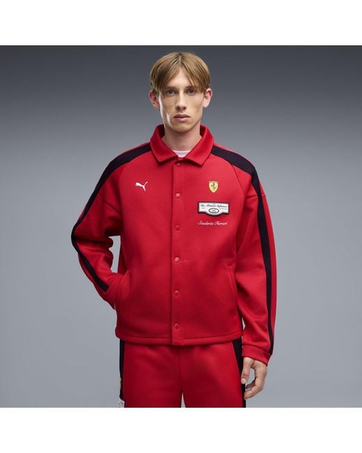 PUMA Red Ferrari T7 Jkt 71