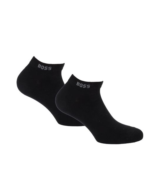 Boss Black 2 Pack Of Bamboo Ankle Socks for men